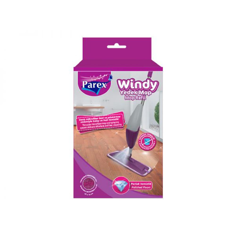  Serpillere microfibre de rech pour windy duo Zigzag(Parquet) 39 x 18 cm-1807604