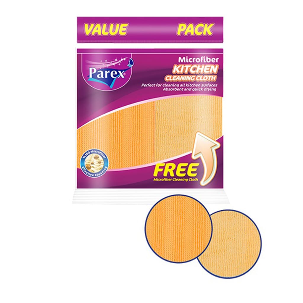 2 lavettes microfibres cuisine 32 x 32 cm-1909451 