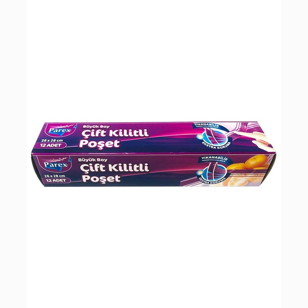 10 sachets de congelation double Ziplock GM 26x28cm-1909460 